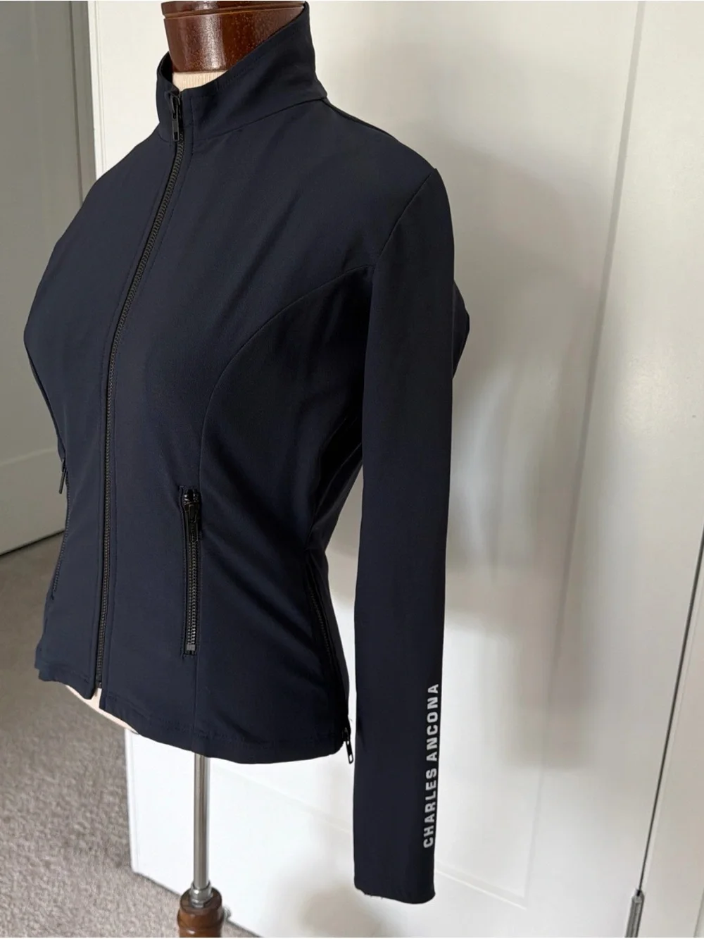 Charles Ancona Women’s Full Zipper Training Equestrian Jacket Blue Size S NWOT